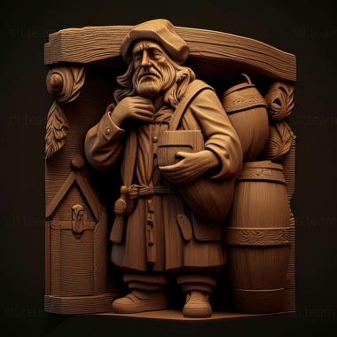 3D model Tavern Keeper game (STL)